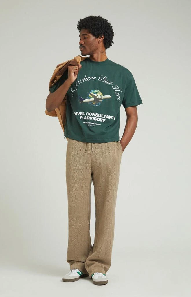 PacSun Landon Houndstooth Baggy Sweatpants 2