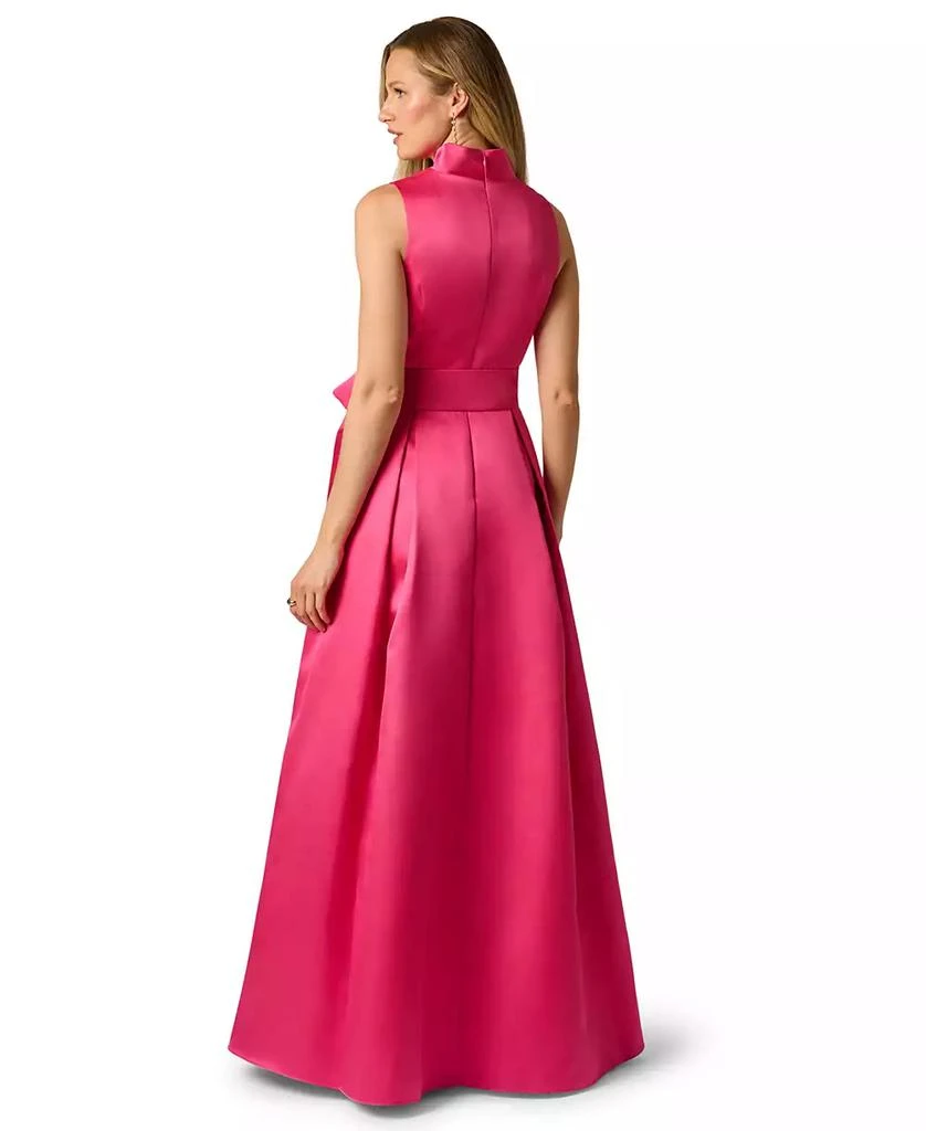 Adrianna Papell Petite V-Neck Tie-Front Ball Gown - Dresses & Skirts - Free  Shipping - BeyondStyle