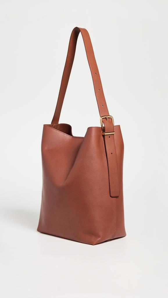 Madewell The Essential Bucket Tote in Leather