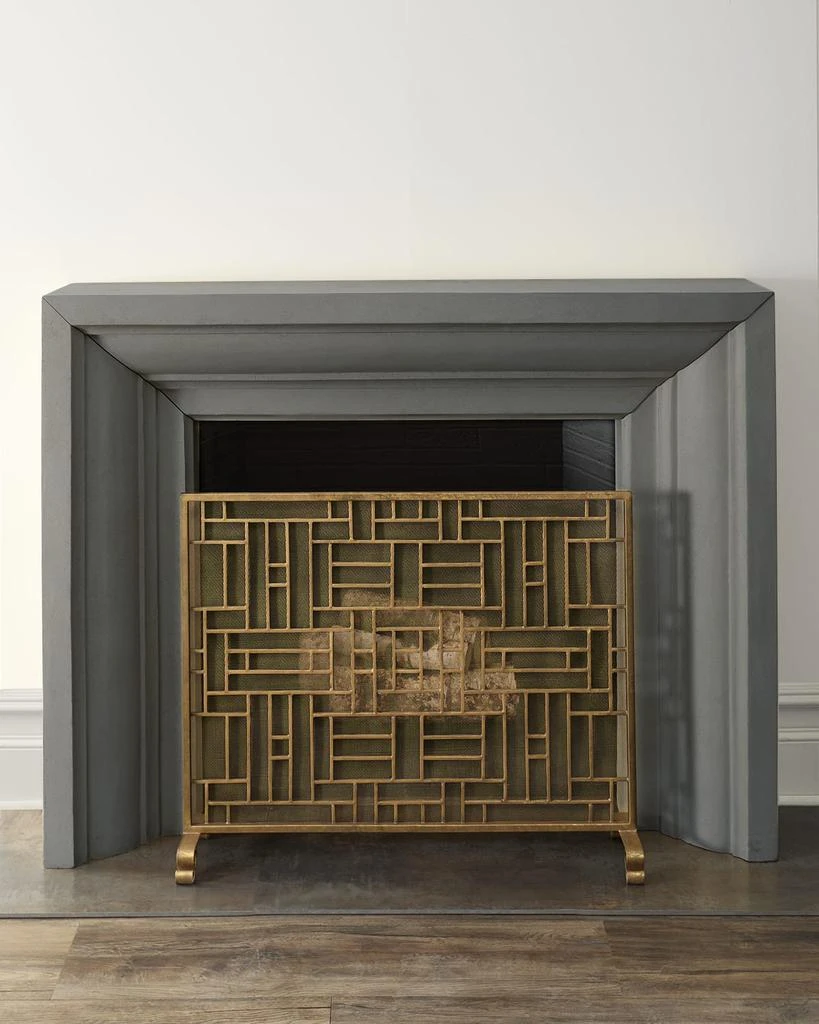 Neiman Marcus Sutton Indoor/Outdoor Fireplace Mantle 3