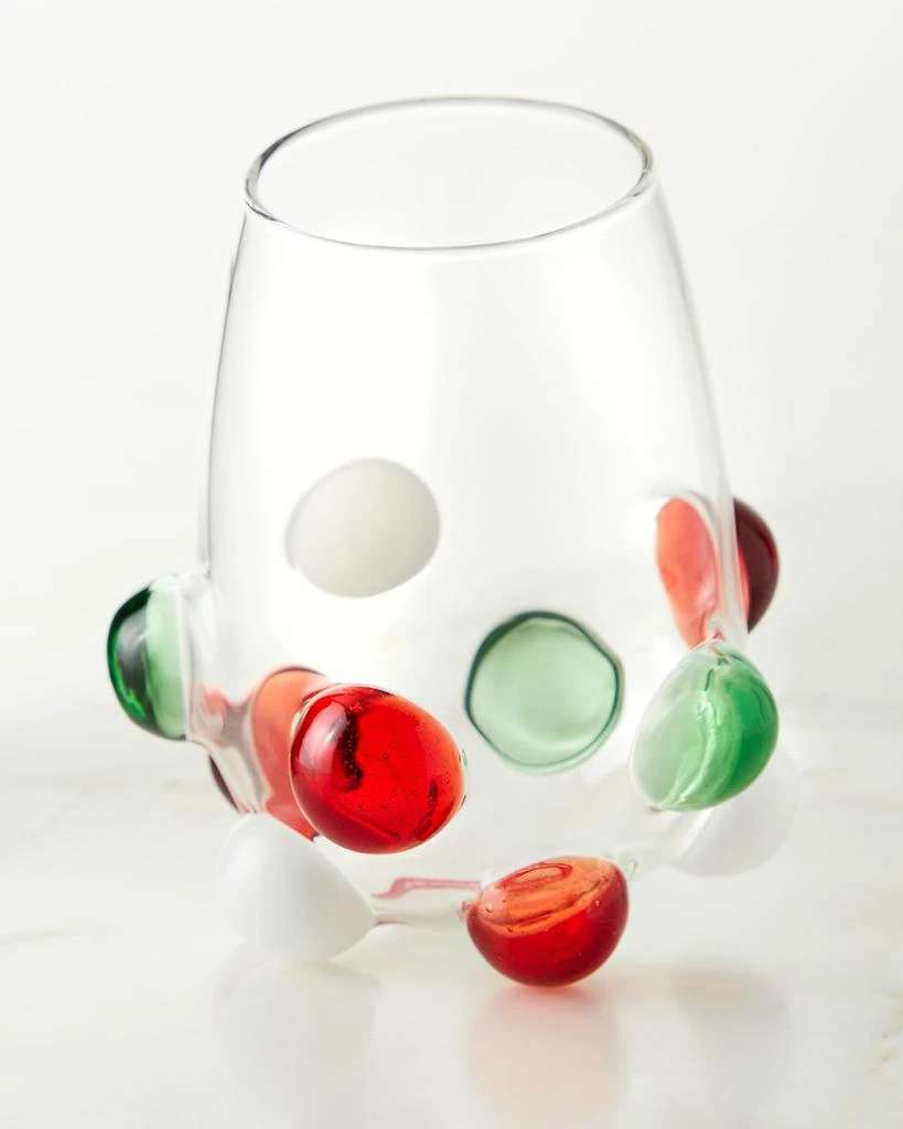 Massimo Lunardon Multicolor Bubble Stemless Wine Glass 2