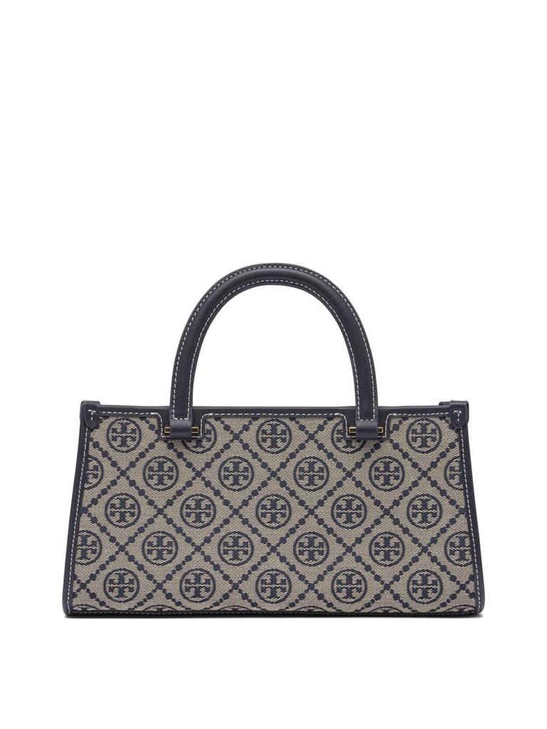[ToryBurch] ミニペブルスイングバッグ TORY NAVY Mini T Monogram Jacquard Swing Satchel, Tory Navy | Tory