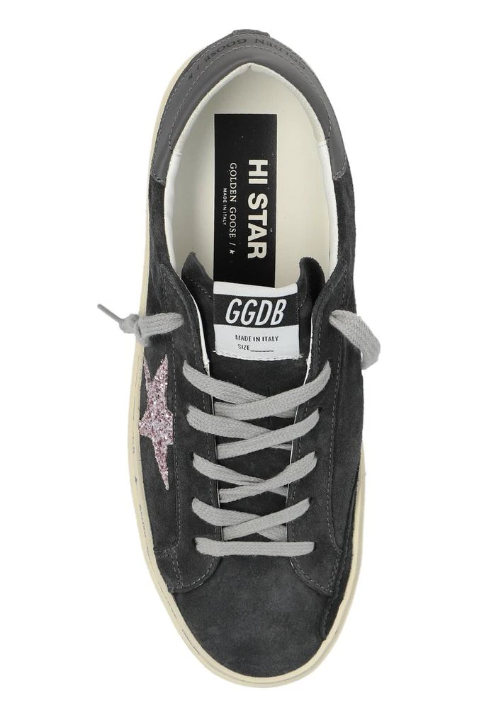 Golden Goose Golden Goose Deluxe Brand Hi Star Star Glittered Sneakers 4