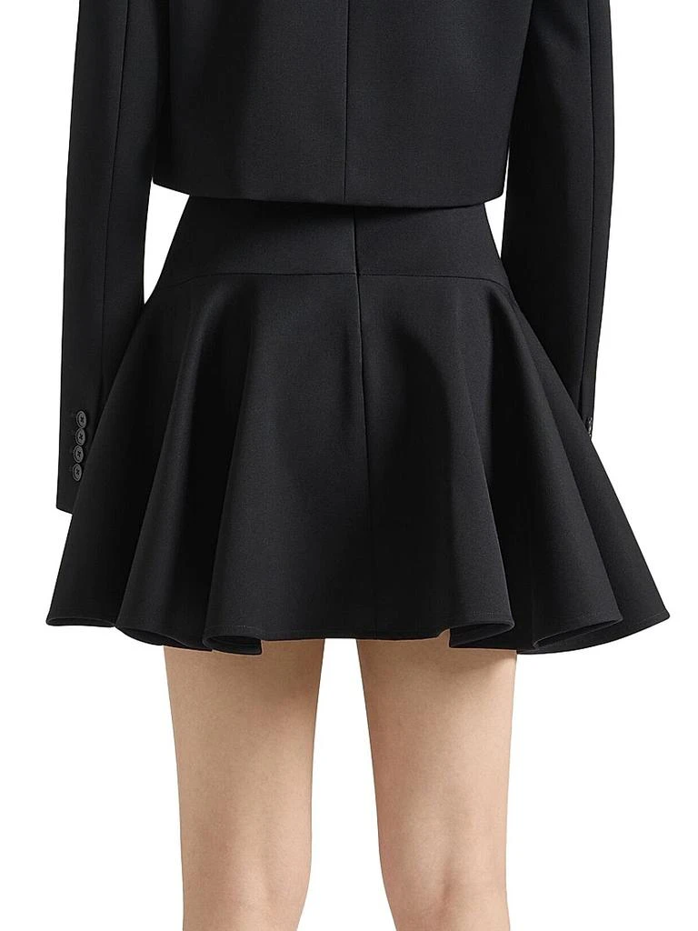 Givenchy Ruffled Mini Skirt in Wool 4