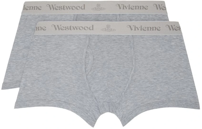 Vivienne Westwood Two-Pack Gray Boxers 1