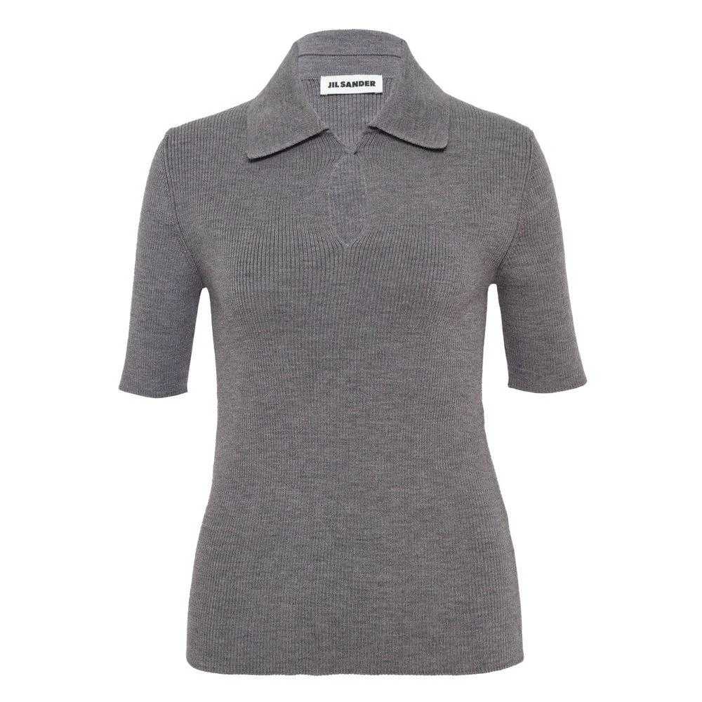 Jil Sander Jil Sander Knitted Polo Shirt