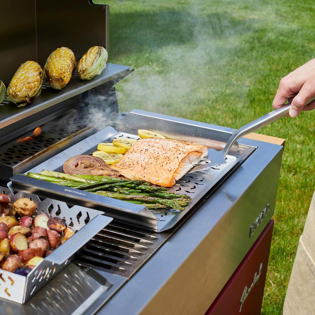 ZWILLING BBQ+ Stainless Steel Grill Spatula with Serrated Edge