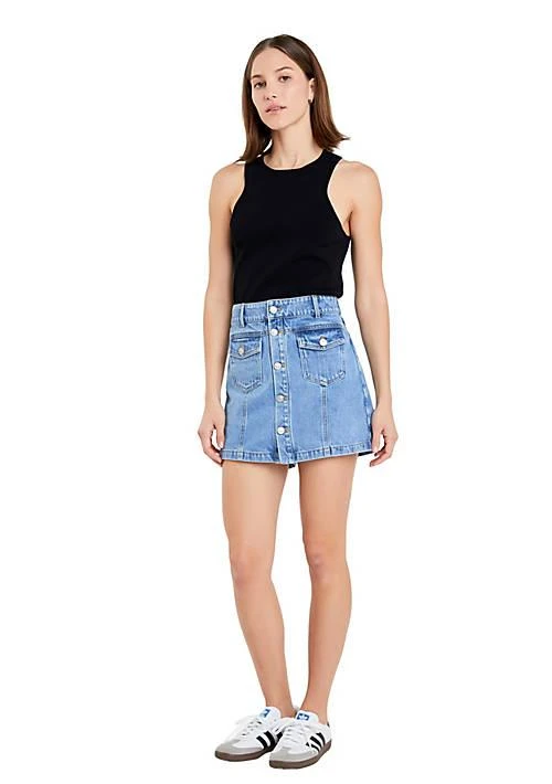 Grey Lab Lab Denim Skort 3