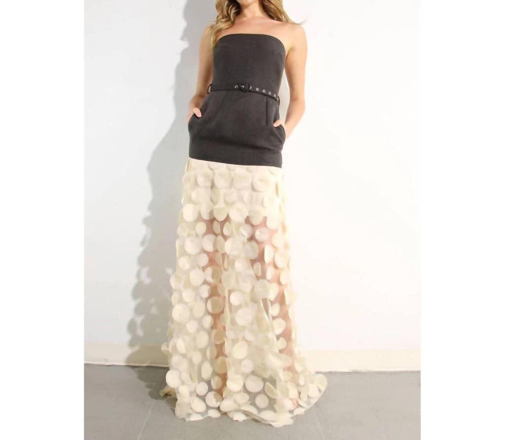 Mulla Mulla - Midnight Illusion Strapless Gown