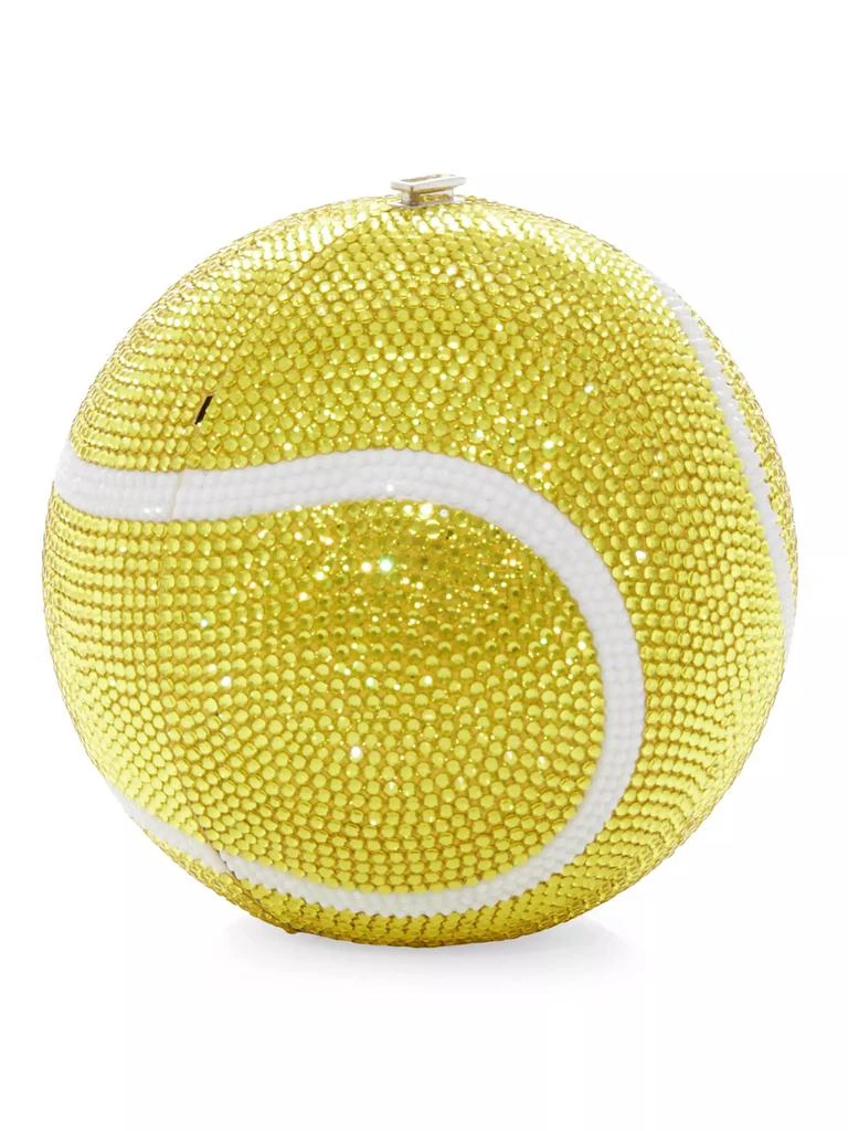 Judith Leiber Tennis Ball Crystal-Embellished Clutch 4