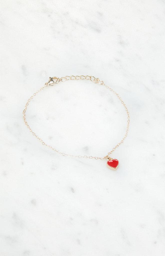 John Galt Red Heart Bracelet