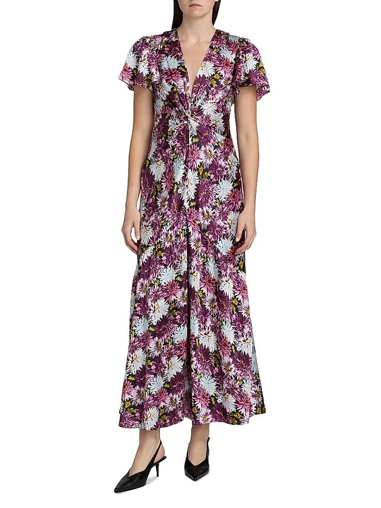 Cinq à Sept Kordyn Dahlia Print Maxi Dress 3