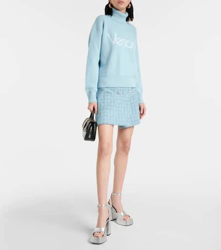 Versace Logo turtleneck sweater 2