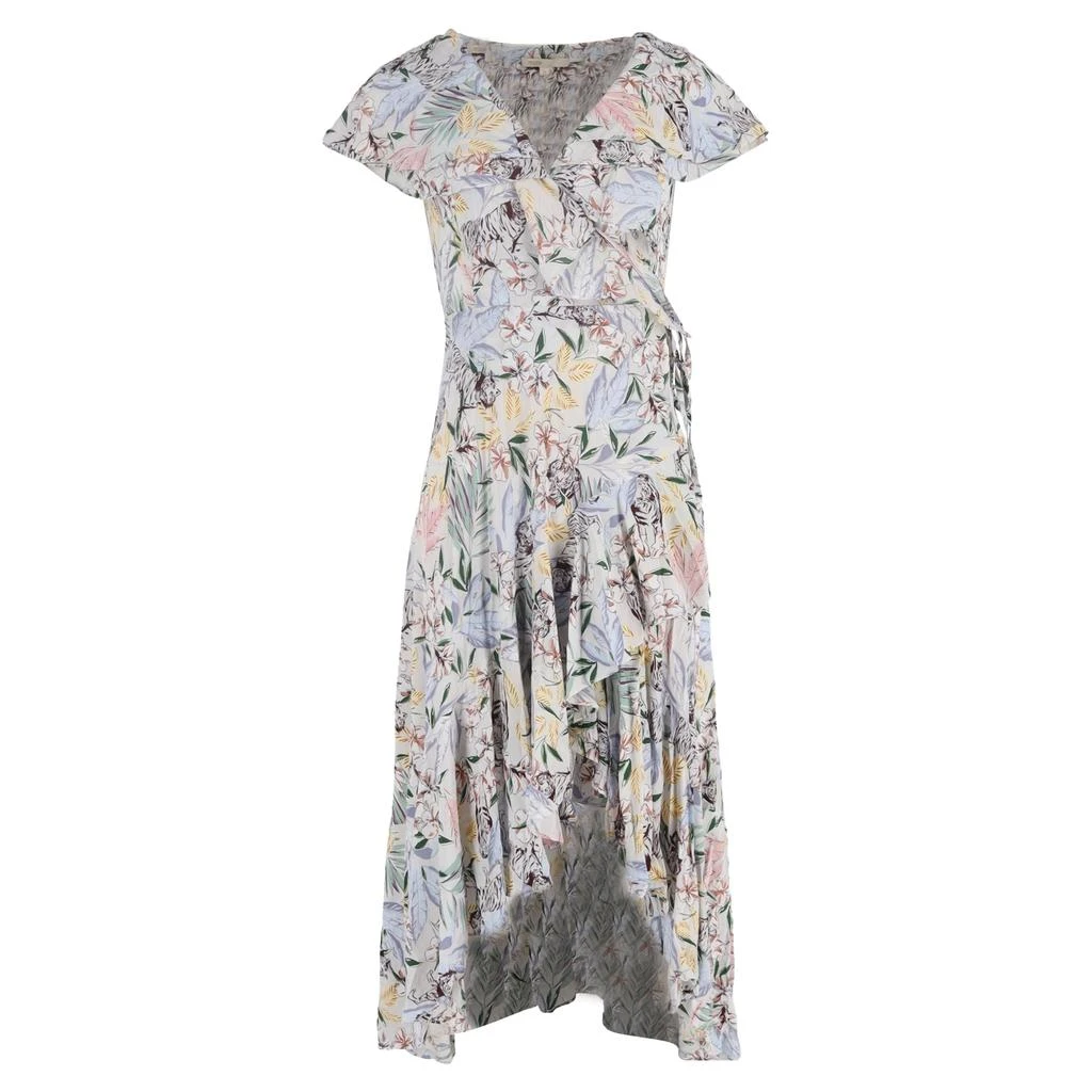 chinese dress ladies Maje Cream Midi Lace Dress With Long Sleeves – Phoenix Style