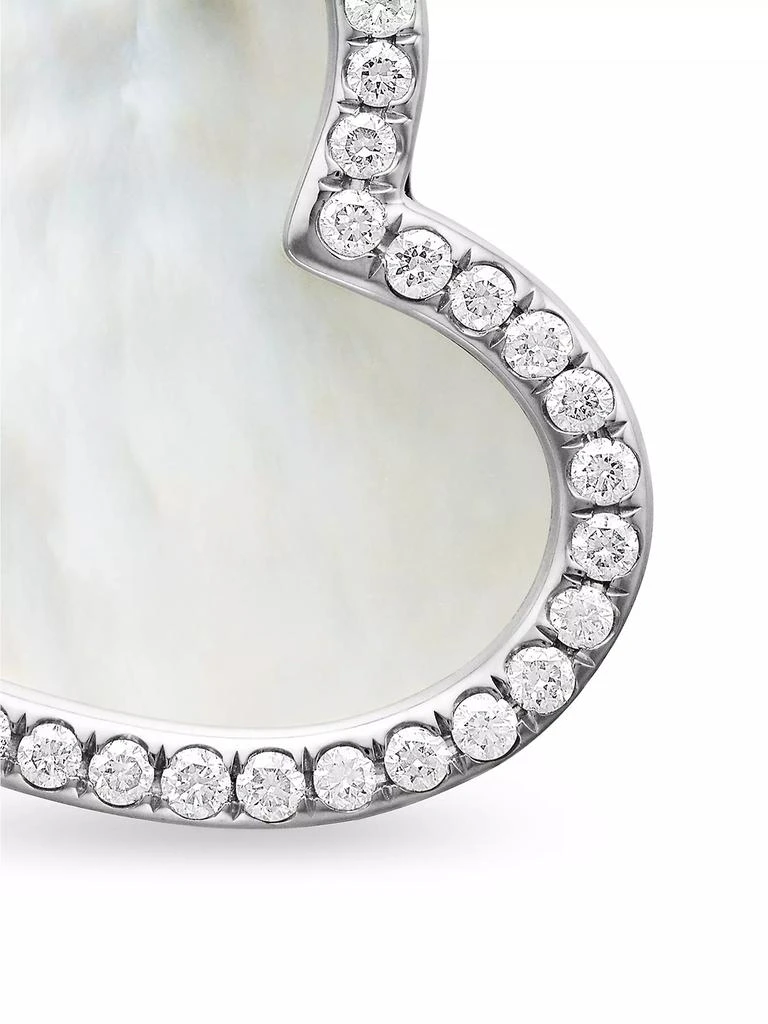David Yurman Heart Amulet With Gemstone & Pavé Diamonds 6