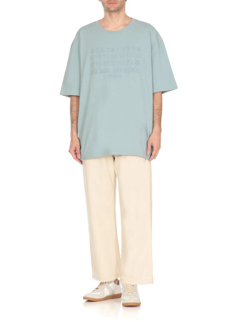 MAISON MARGIELA Maison Margiela Numbers-Motif Crewneck T-Shirt 4