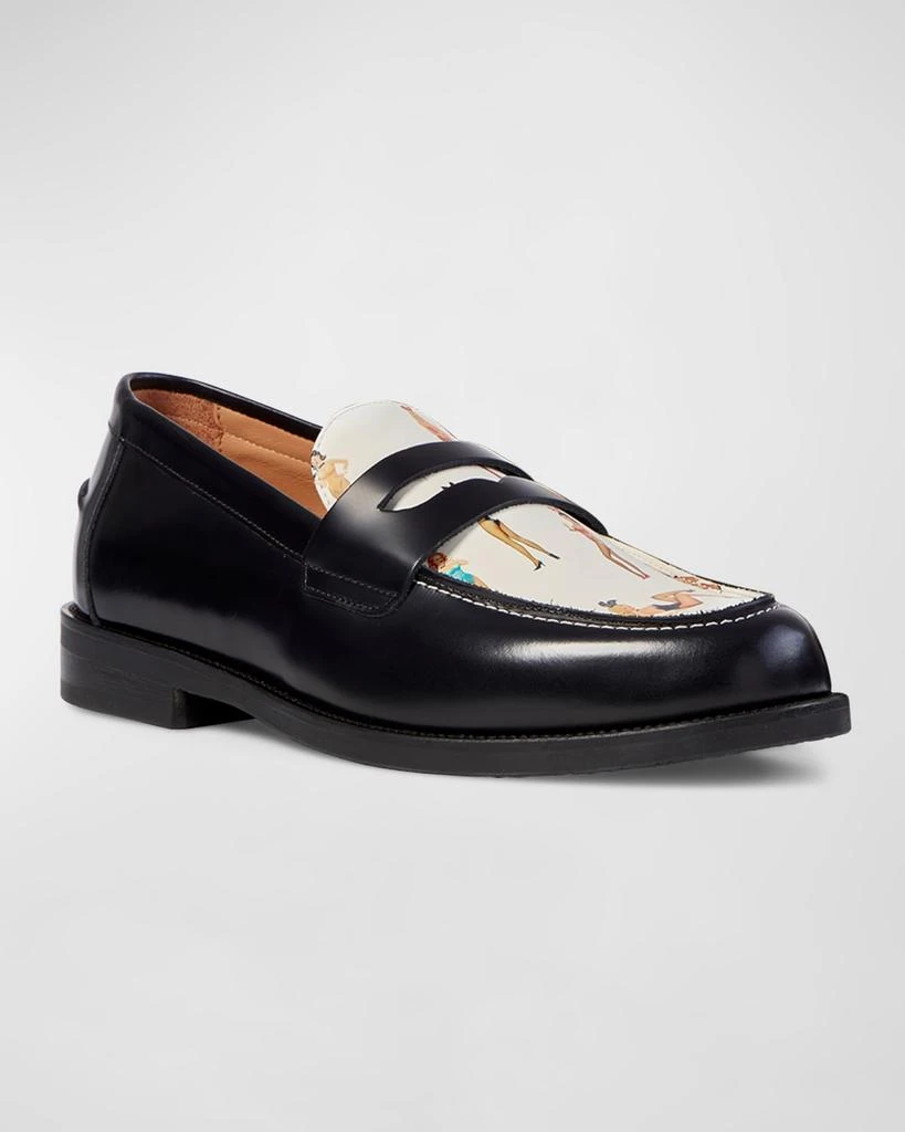 DUKE + DEXTER x Playboy Men's Wilde Sketch II Penny Loafers 2