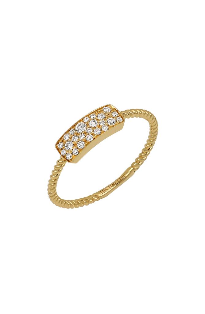 Bony Levy Mika Diamond Stackable Ring - 0.148ct.