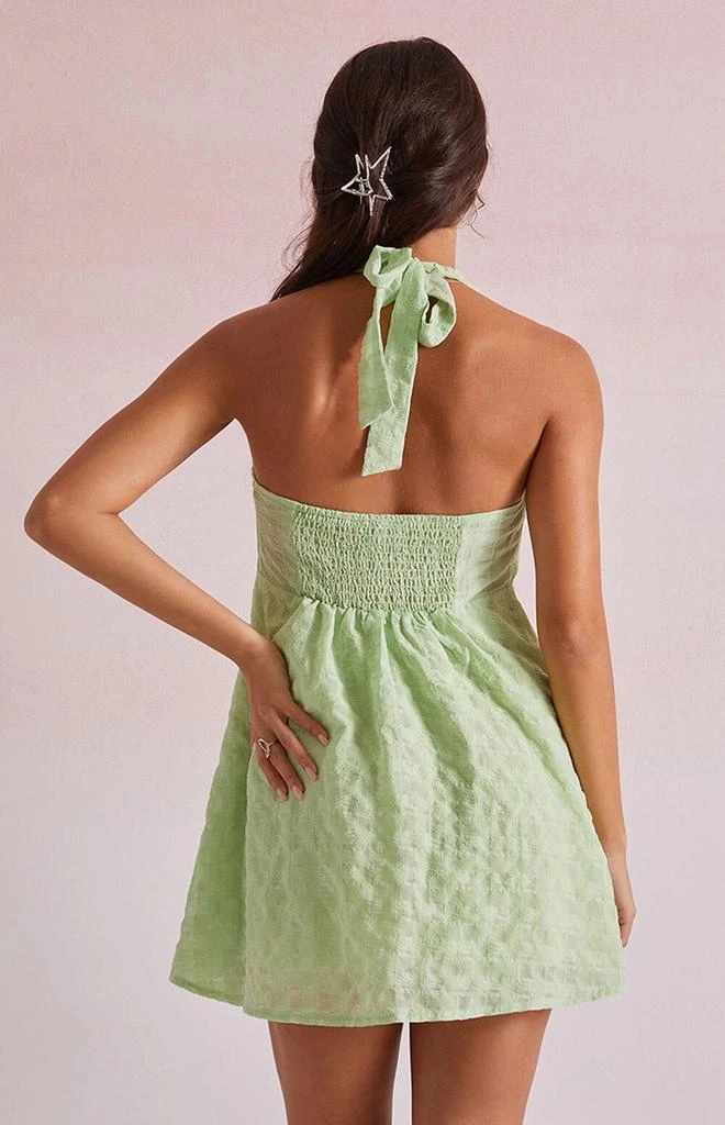 Beverly and Beck Sarah Tie Back Halter Mini Dress 3