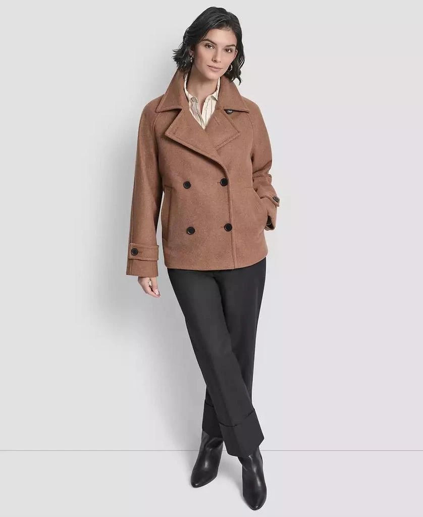 Women's Short Double Breasted Collared Coat, P/XS-XX – On Sale Now