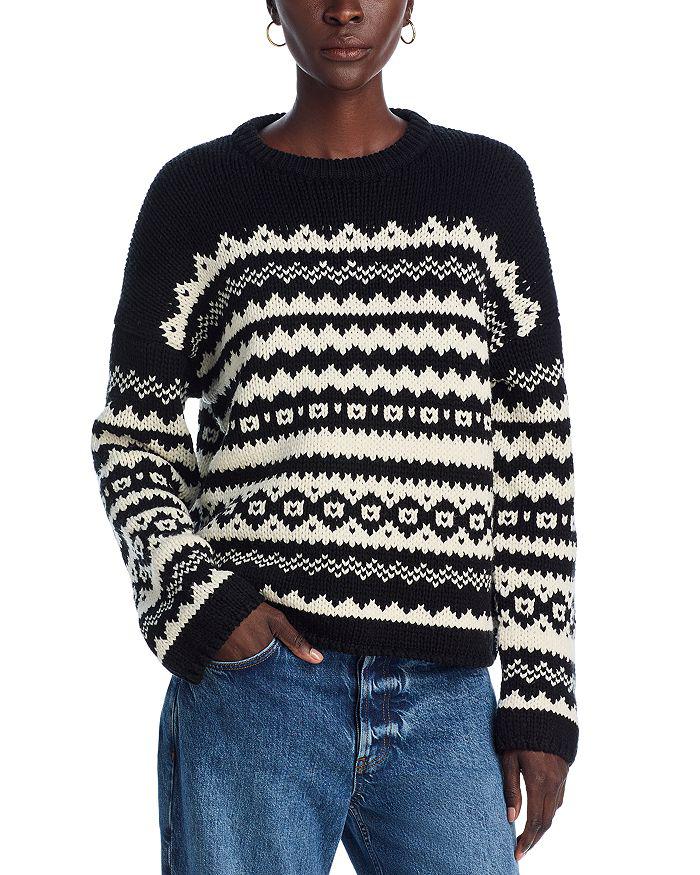 Velvet by Graham & Spencer Maywood Wool Blend Fair Isle Sweater