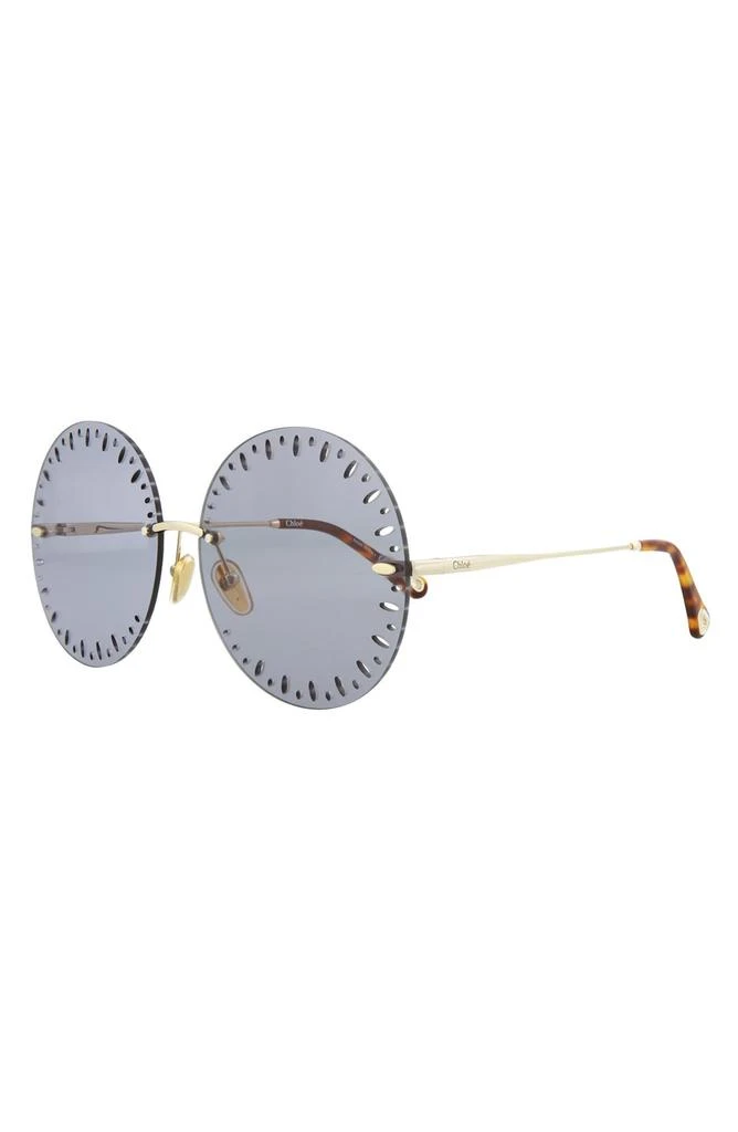 Shop Novelty 63mm Oversize Round Sunglasses on Sale at  display picture 2