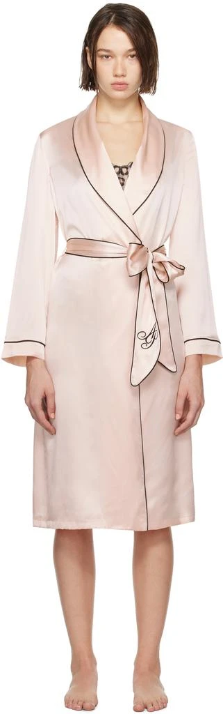 L'Agent by Agent Provocateur Pink & Black Classic PJ Robe 1