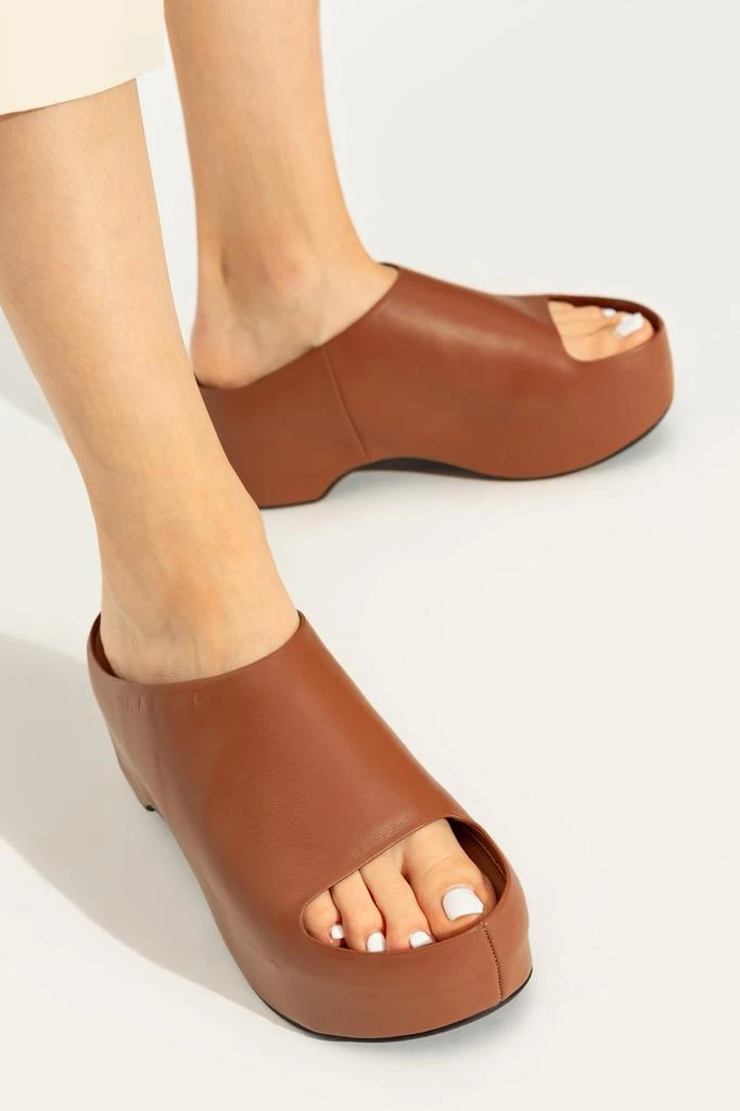 Marni Leather slides Chunky 2