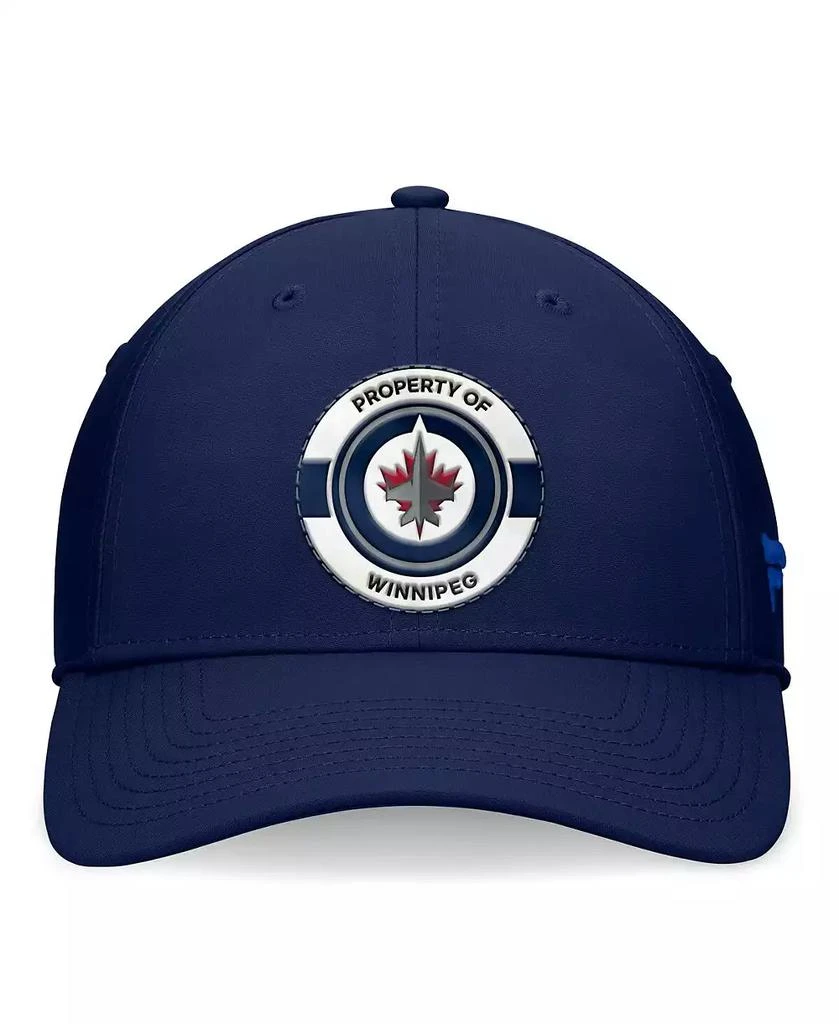 Fanatics Men's Navy Winnipeg Jets Authentic Pro Training Camp Flex Hat 3