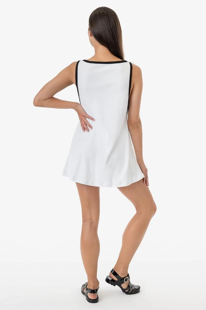 Los Angeles Apparel RLT3629 - Loop Terry Boatneck A-Line Dress 10