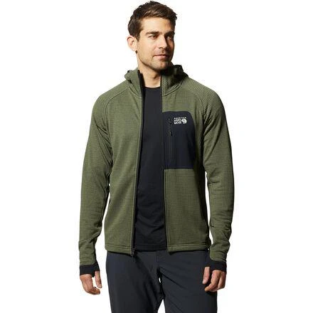 Mountain Hardwear Polartec Power Grid Full-Zip Hoodie - Men's 4