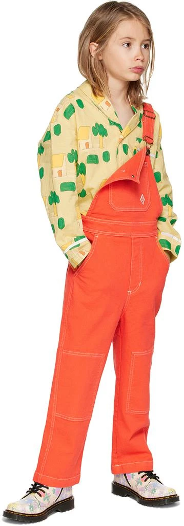 The Animals Observatory Kids Red Mule Overalls 4