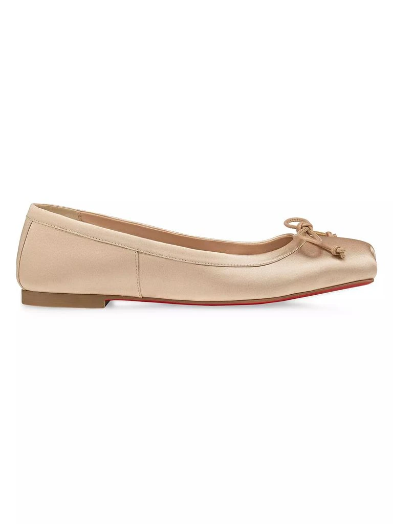 Christian Louboutin Mamadrague Satin Ballerina Flats 1