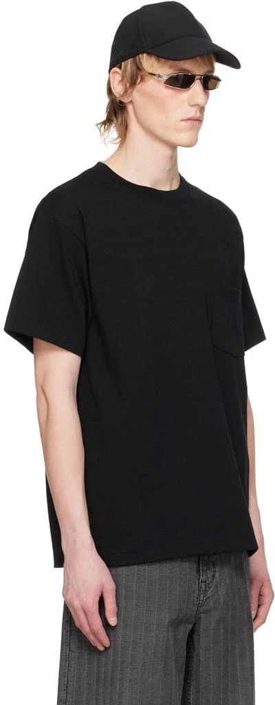 n.hoolywood Black Patch Pocket T-Shirt 2