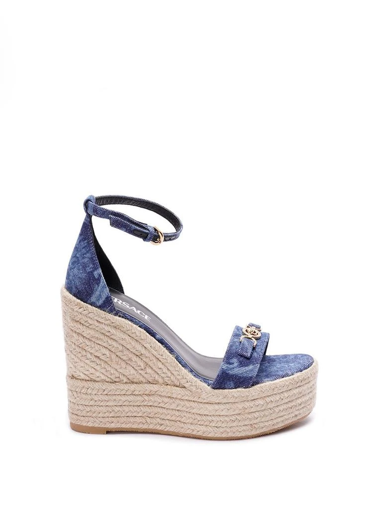 Versace Versace Denim Wedge Espadrilles 1