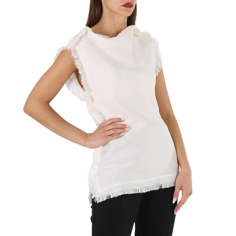 Marni Ladies Fringed Sleeveless Blouse