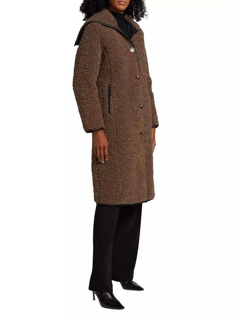 dh New York Trace Faux-Shearling Coat 4