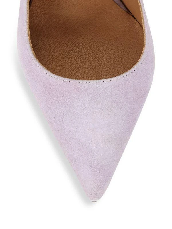 Brother Vellies Ribbon 100MM Suede Lace-Up Pumps 4