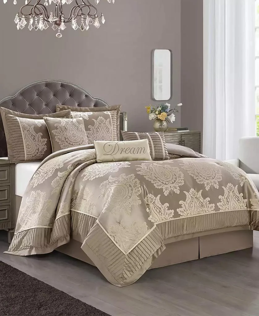 Stratford Park Therese Damask 7-Pc. Comforter Set 1