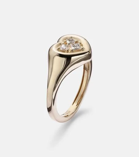 Stone and Strand 14kt gold ring with diamonds 4