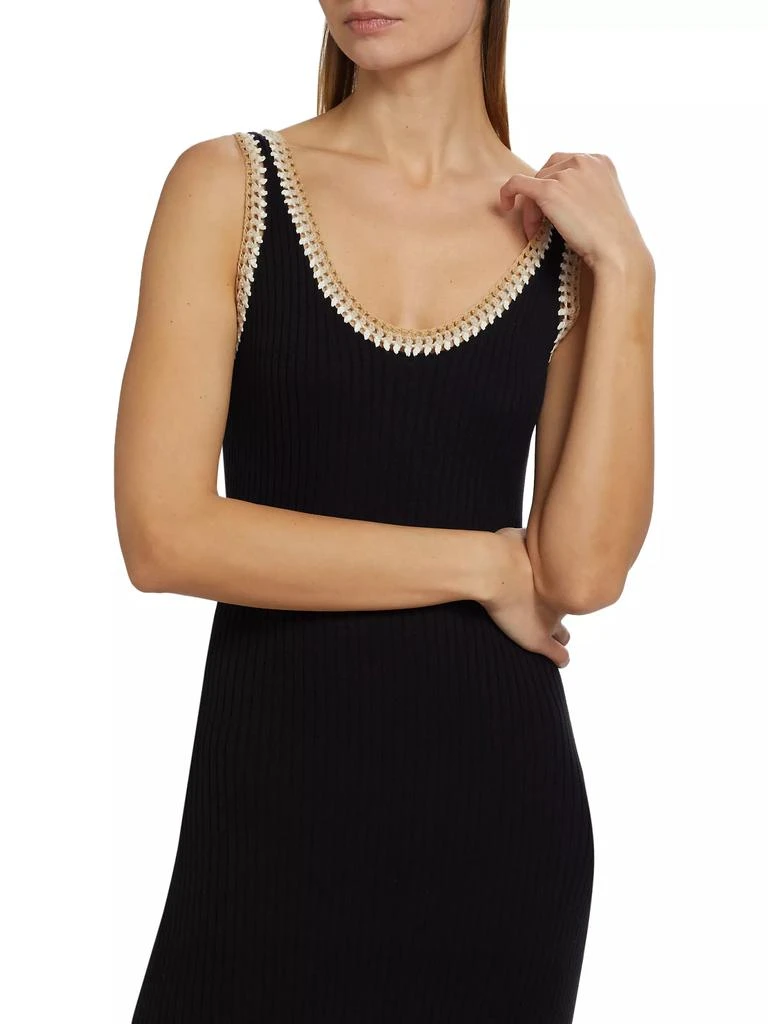 Rails Colleen Cotton Sleeveless Knit Midi-Dress 6