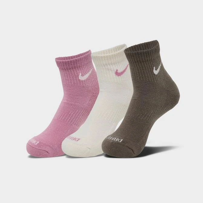 NIKE Nike Everyday Plus Cushioned Training Ankle Socks (3-Pack) 1