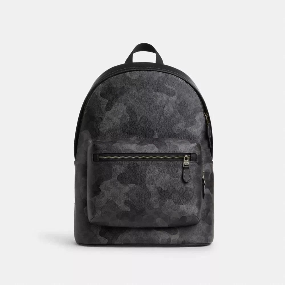Coach West Backpack In Signature Camo Print 1