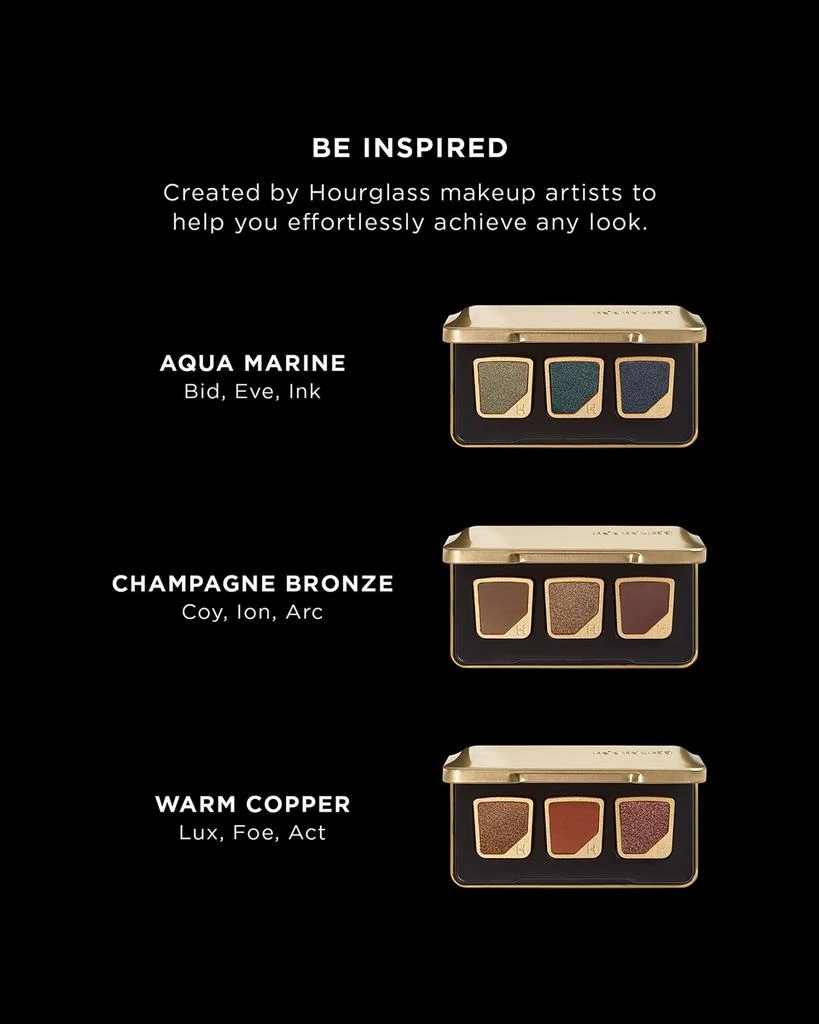 Hourglass Cosmetics Curator Three-Pan Palette 5