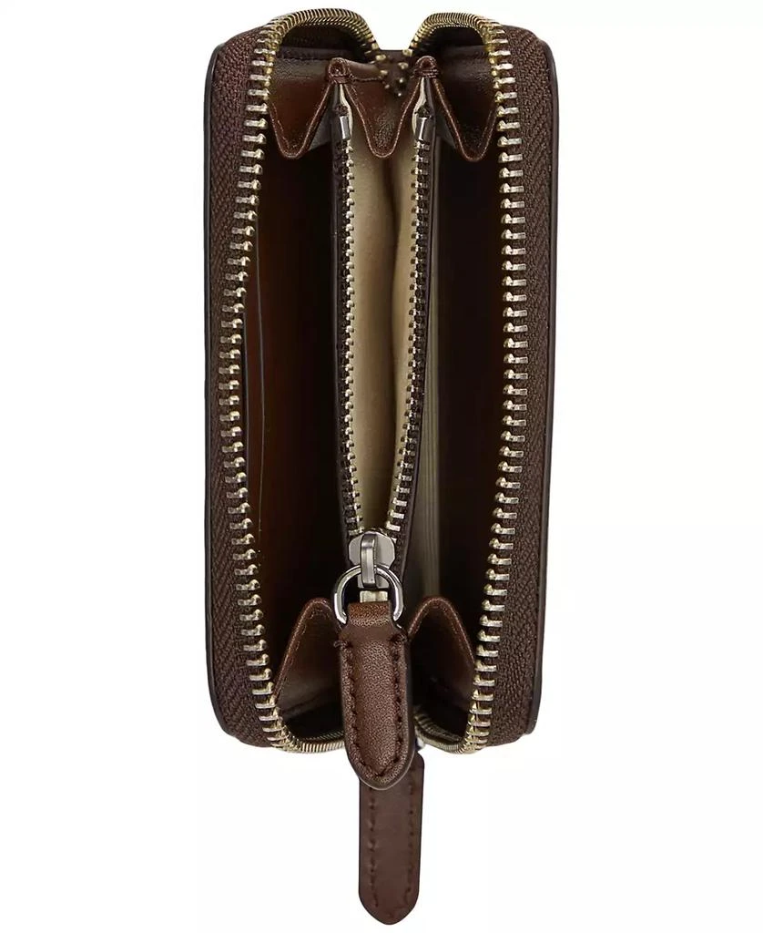 Ralph Lauren Women's Full-Grain Leather Small Zip Continental Wallet 3