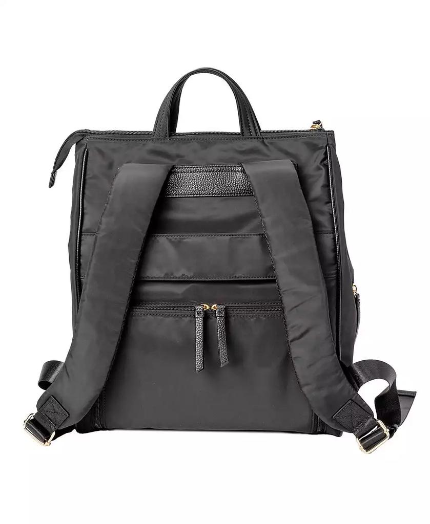 MinkeeBlue Convertible Organizational Amber Backpack with Lunch Bag