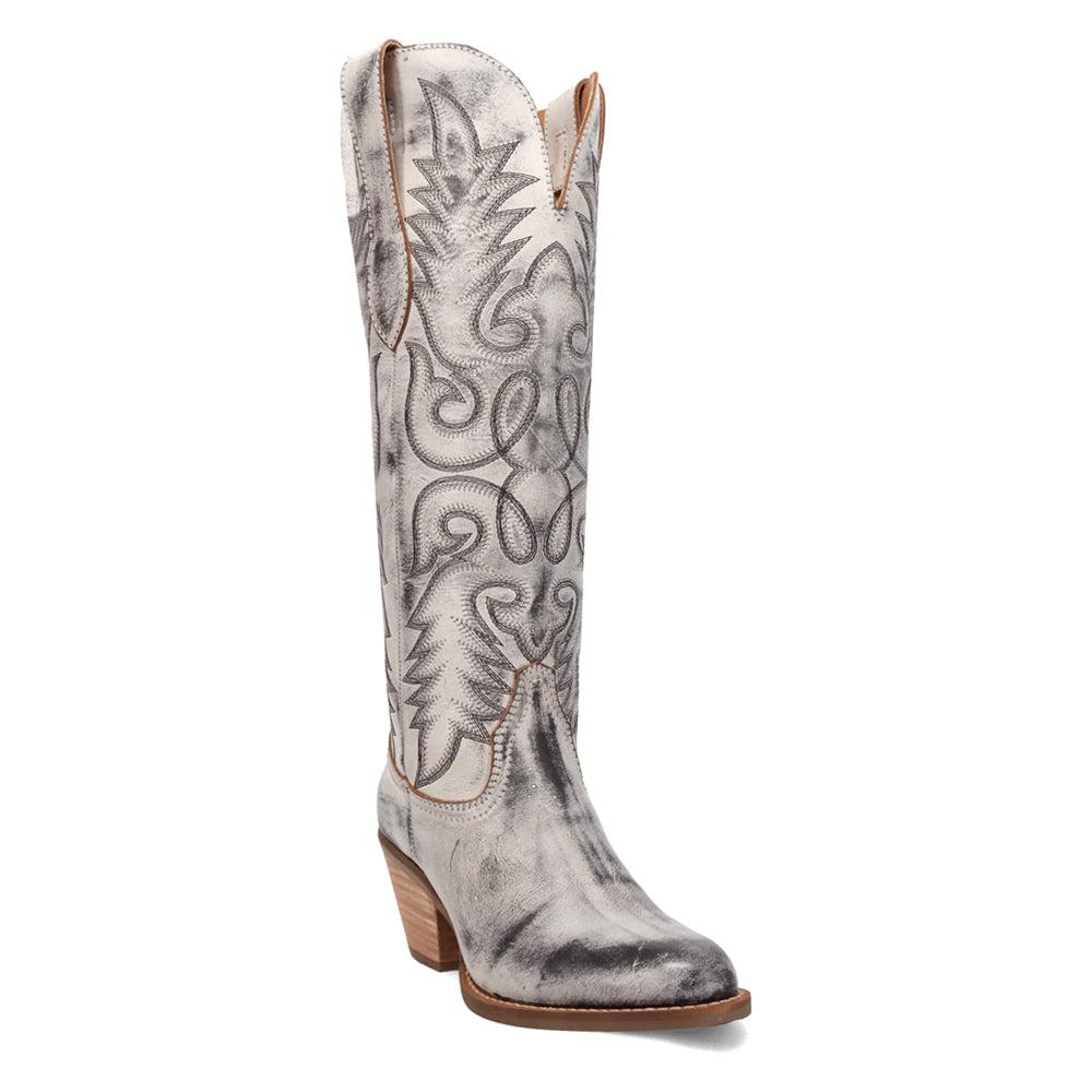 Dingo Faded Love Embroidered Round Toe Cowboy Boots