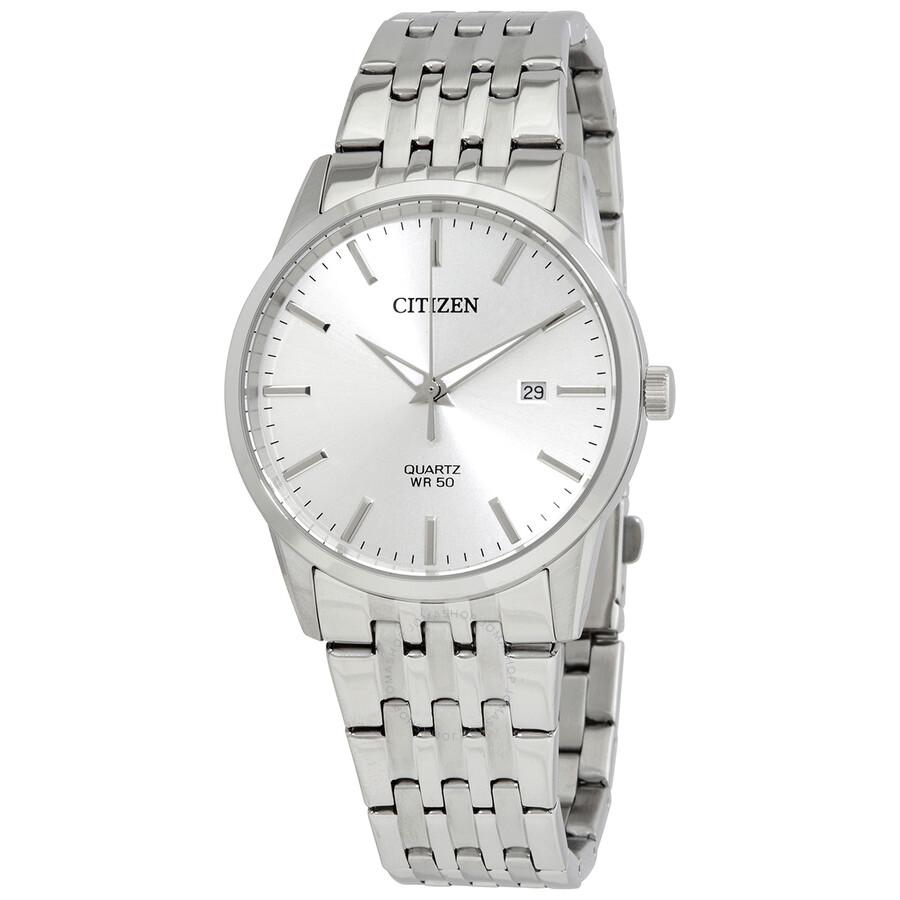 Citizen Citizen Quartz Silver Dial Stainless Steel Men
s Watch BI5000-87A