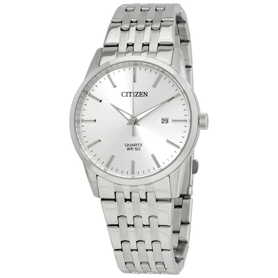 Citizen Quartz Silver Dial Stainless Steel Men's Watch BI5000-87A 1