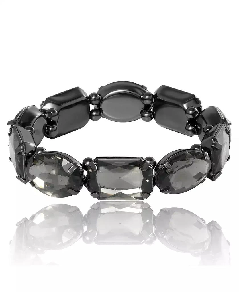 Jessica Simpson Black Crystal Stretch Bracelet – Elegant Fashion Jewelry 3